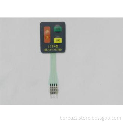 Flexible LED Tactile PCB Membrane Switch With Green Oil Pri